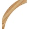 Ekena Millwork 4"W x 24"D x 28"H Thorton Rough Sawn Knee Brace, Western Red Cedar BRC04X24X28THR00RWR - alternate 2